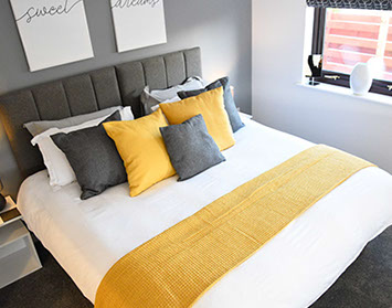King Size Double Bed at Luxury Apartment Skye